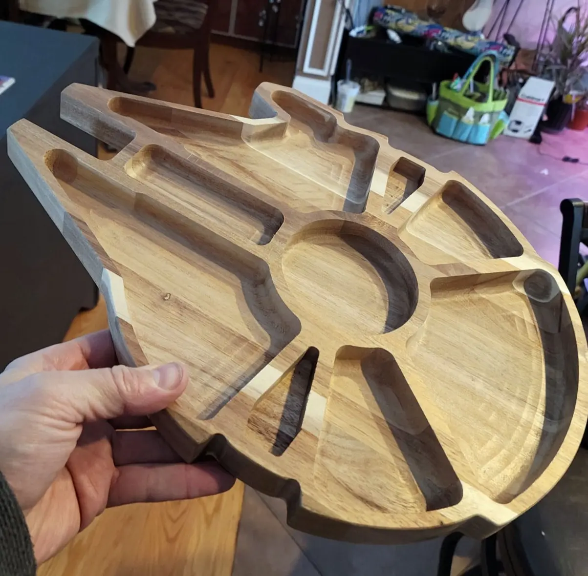 Space ship charcuterie board