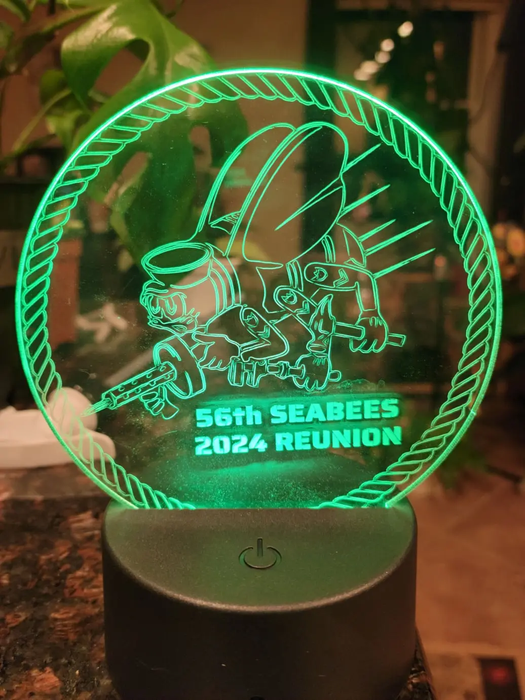 Custom LED centerpiece